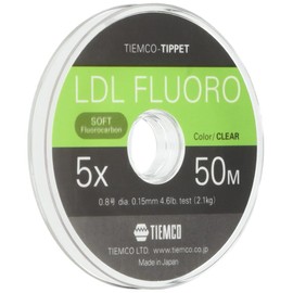 TIEMCO Tippet LDL Floro Tippet 5X No. 0.8 50m 4.6kg 2.1lb
