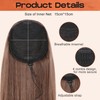 SEIKEA Versatile Drawstring Ponytail Extension, 26" Long Wavy Multi Layered