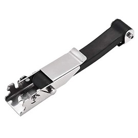 uxcell 9.25-inch Rubber Flexible SUS304 Stainless Steel Draw Latches Buckle