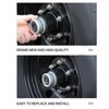 4 Set Trailer Hub Bearing Dust Caps Trailer Axle Dust