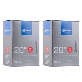 Schwalbe 2-Piece Set, 7ASV Presta Valve 20 x 1 1/8 (451), 20 x 1 3/8 (451)