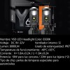 Focos Led H4/9003/hb2 Lupa Alta Y Baja Auto Motocicleta