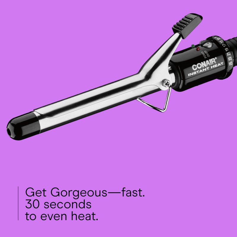 CONAIR Instant Heat 3/4-Inch Curling Iron for Short & Medium