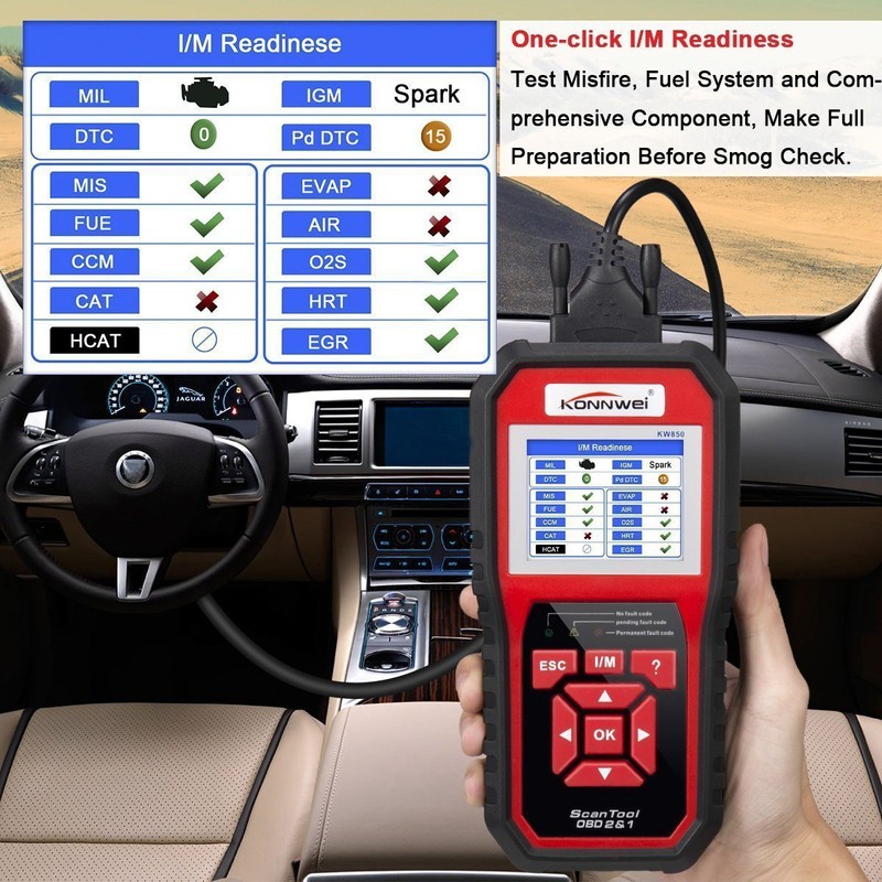 OBD2 Scanner OBDII Auto Diagnostic Code Scanner Universal Vehicle Engine