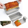 Barlket Meat Loaf Pan Set Nonstick, 2-Set Large Meatloaf Pan