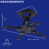 VIVO Universal Adjustable Ceiling Projector Mount for Regular and Mini