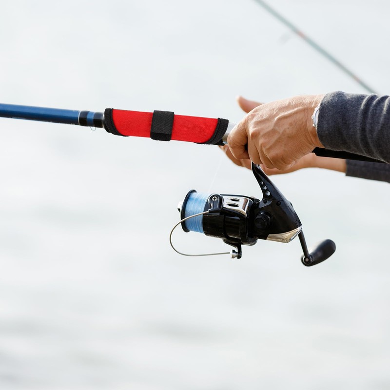 BOXOB 10pcs Fishing Rod Hook Lure Covers, Easily See Bait