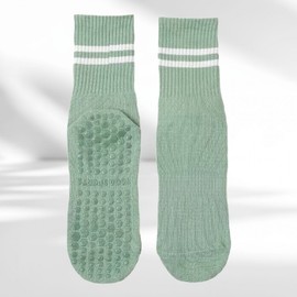 High-Quality All-Season Non-Slip Yoga Socks for Women and Kids 3 Black + 3 White Set