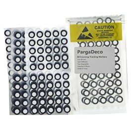 6.0mm 3D Scanner Positioning Targets, High Reflective 3D Scanning Markers, Target 3D Scan Tracking Dots Compatible with Creatly Revopoint Artec Shining 3D Einstar Handheld 3D Scanner (1100)