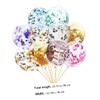 LABRIMP 24pcs Sequin Balloons for Birthday Parties Festival Celebrations Stylish