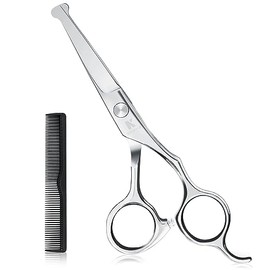 6.1 pulgadas nios corte de pelo seguro corte de cabeza redonda, K KaCaKaCa profesional de corte de pelo seguro para bebs, nios, mujeres, hombres,...  
