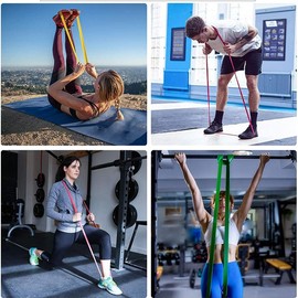 Sujosa Resistance Bands, Mobility Bands, Pull ups Bands, Workout Bands, Elastic Bands for Bodyweight Stretching, Crossfit Training for Indoor Outdoor Home Gym, Men and Women (Yellow)