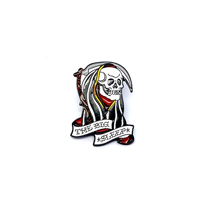 Patch Nation Gevatter Tod - The Big Sleep Metal Button