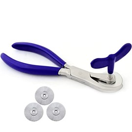 VISION TEK MED Finger Ring Cutter (PVC) w/ 3 Replacement Blades Tool for Jewelers, Emergency, Paramedics, EMS, and EMT Professionals. Sharp Stainless Steel Blade