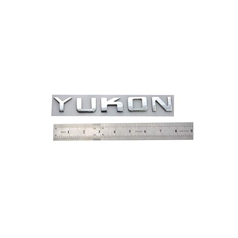 Aimoll 1x Yukon Nameplate Emblem Letter Badge 3D Replacement for