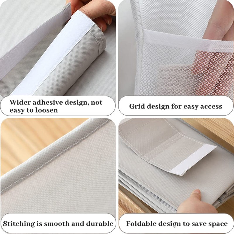 XiXiRan Hanging Wardrobe Organiser, Wardrobe Organiser, 2 Compartments, Wardrobe Organiser,