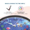 Kiddus Children's Wall Clock Analogue Time Teacher with Time Learning