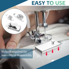 Pack of 4 Magnetic Seam Guide for Sewing Machine, Seam Guide, Sewing Machine, Magnetic Seam Guide, Sewing Accessories for Sewing Machine, Auxiliary Tools, Multifunctional Sewing Machine Measurement