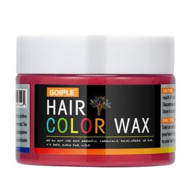 Goiple Temporary Hair Color Wax, Long-lasting Safe DIY Hair Color Cream, Easy To Wash Hair Dye Mud, Daily Party Cosplay Men & Women, Christmas, Christmas Gift - Volume: 40g, Color: Burgundy
