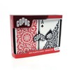 Copag 1546 Design 100% Plastic Playing Cards, Bridge Size Red/Black