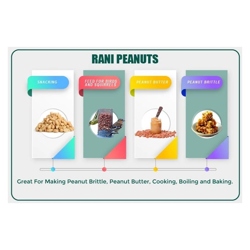 Rani Peanuts, Raw Whole With Skin (uncooked, unsalted) 40oz (2.5lbs)