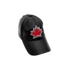 Genuine Leather Canada Baseball Cap, Canada Maple Leaf Embroidery, Canadian