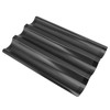 Baguette Pan Stainless Steel U Shape Uniform Heating Perforated Design