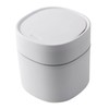 ETRAVEL Small bin office desk bin with lid for countertop,