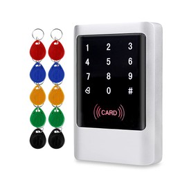 FTSTech IP65 Waterproof Metal PIN Code RFID Access Control Keypad Outdoor System Kit Backlight for Home Entry Safe (only Keyfob)