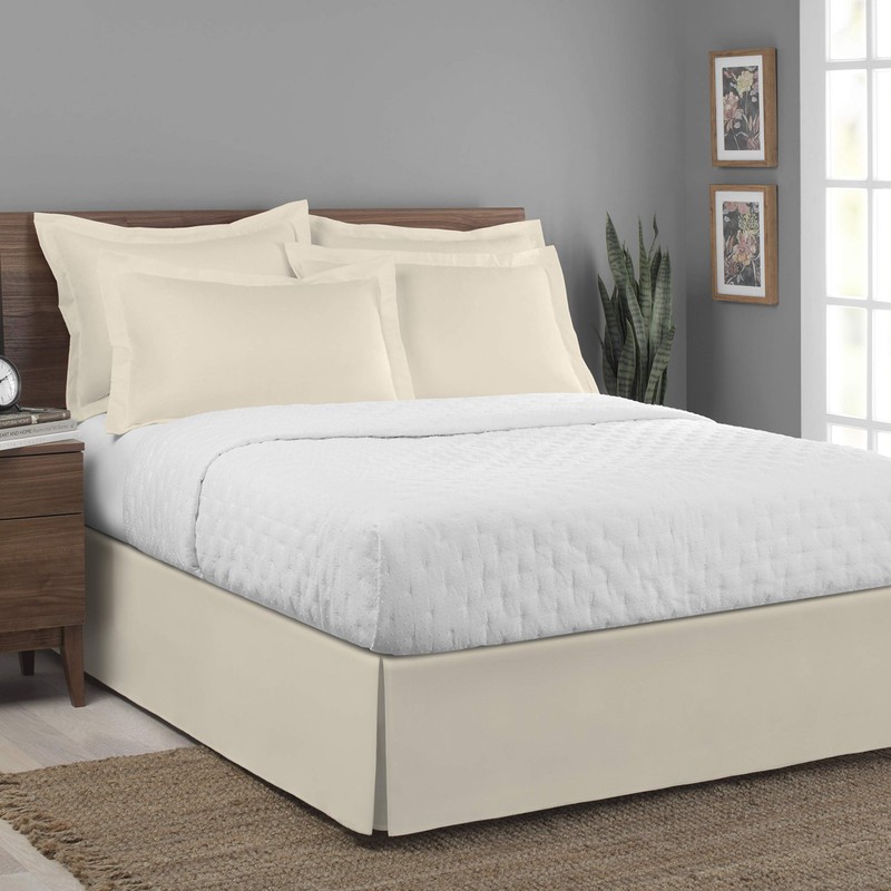 TODAY'S HOME Classic Tailored, Microfiber, 14" Drop Length Bed Skirt