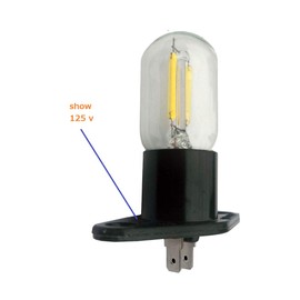 QLEE Led Filament Light 1.5w Z187 Microwave Oven Bulb Straight Terminals T170 20w Equivalent Incandescent Lamps for Lg Sharp Midea