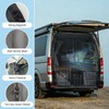 190 * 165cm Magnetic Car Tailgate Mesh Screen, Breathable Camping