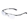 Zeque D-1123 Baron Polarized Sunglasses, Eyeglass Frame, Gunmetal