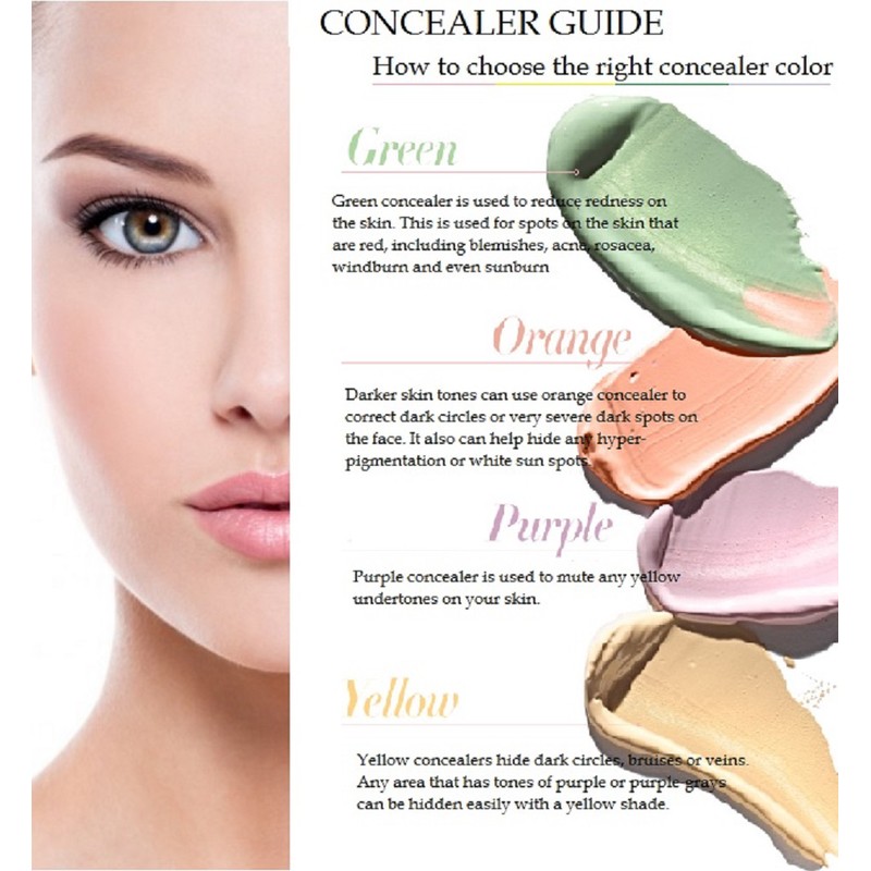 Emori Eyebrow & Concealer Duo 24 Colors Makeup Beauty Kit