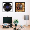 HEYTUYA 4 Pack 12.5x12.5 Black Record Frame, Lightweight PVC Album