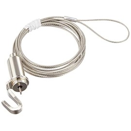 Fukui Metal Crafts Power Mini Wire Adjustable Diameter 1.0mm × 150cm (0.039 × 59.06 inches) 10 pieces Hanging Hook Picture Frames Paintings Wall Hanging Hook Display 1805-10