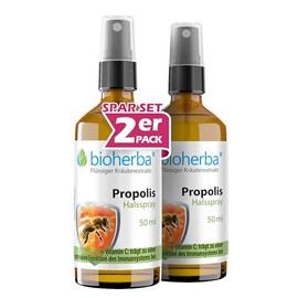 BIOHERBA BIOHERBA 2 Propolis Halsspray mit Vitamin C C 50 ml C Pflanzliche Mund- und Rachenspraypflege PZN 17188753