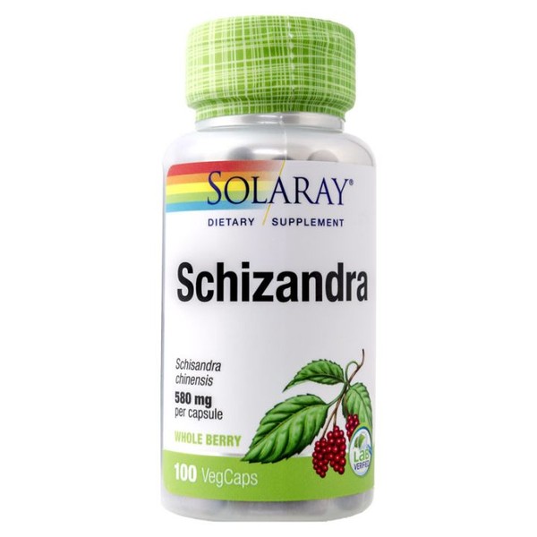 Solaray Schizandra 580 mg 100 gélules