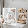Delamu Bathroom Organizers and Storage, 2 Tier 3 Drawer Makeup