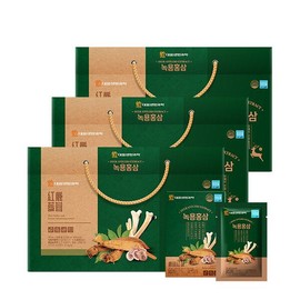 대웅 녹용홍삼 30포 캐리어타입 X 3개 녹용추출액 파우치 Daewoong Deer Antler Red Ginseng 30 Sachets Carrier Type X 3 Deer Antler Extract Pouches