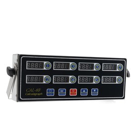 Lfhelper Commercial 8 Channel Kitchen Timer Restaurant Digital Timers for Cooking, Deep Fryer Timer Food Cooking Professional Loud Alarm Cooking Reminder for Food Truck Fryer Bakery Pizza Coffee