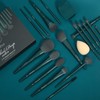 DUcare Makeup Brush Set 17 Pieces with Brush Cleaning Mat