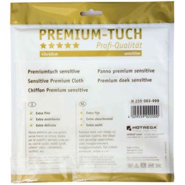 HOTREGA Premium Cloth Sensitive 40 x 40 cm, Cleaning Cloth, Polishing Cloth, Microfibre Cloth, Absorbent