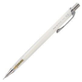 Pentel XPP502-ANW Orens Mechanical Pencil, 10th Anniversary Limited 0.2mm, Glass White