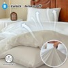 Waterproof Jersey Duvet Cover, One-Sided Waterproof Protective Cover for Children,