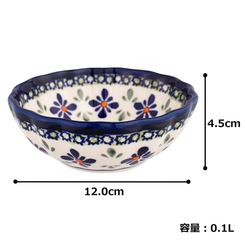 [Zaklady Ceramiczne Boleslawiec/ザクワディ ボレスワヴィエツ陶器] ボウル(小鉢)12cm-du60 ポーリッシュポタリー