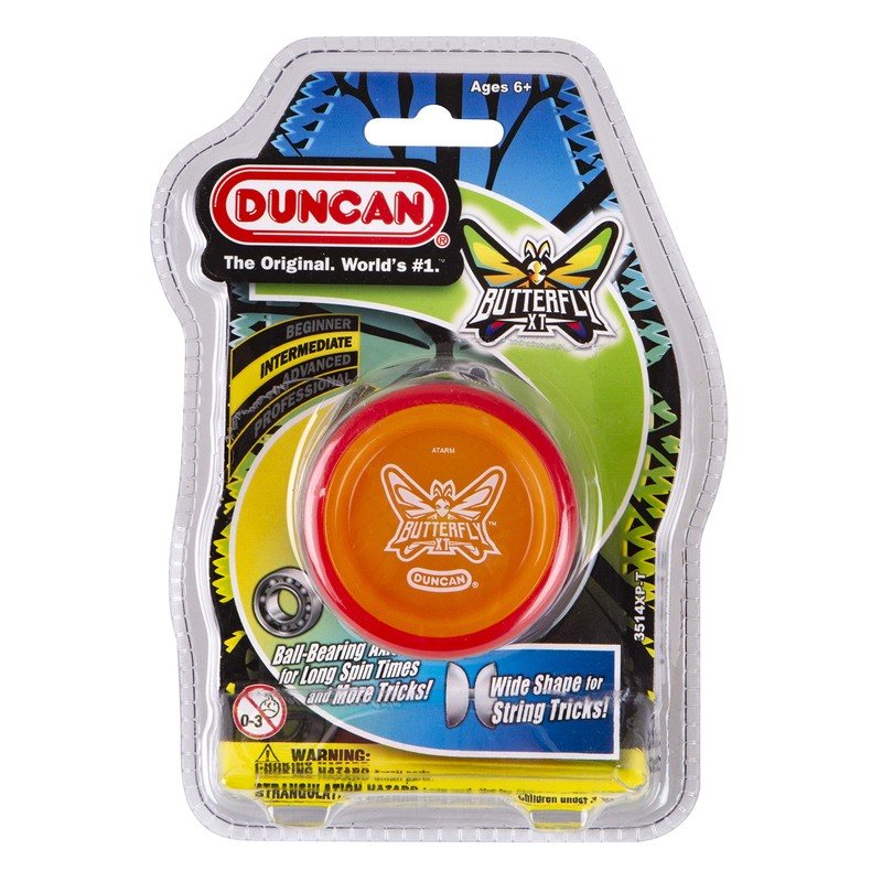 Duncan Toys Butterfly XT Yo-Yo with String, Ball Bearing Axle