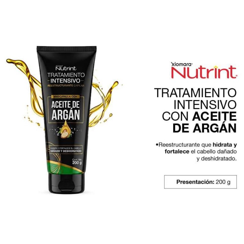 Xiomara Nutrint Tratamiento Intensivo Mascarilla con aceite de argan