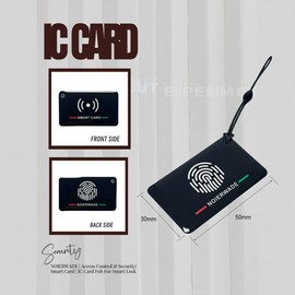 10 PCS IC Cards for Smart Door Lock, RFID Key Fob Compatible with TTLock and Tuya Smart Lock, Suitable for Smart Deadbolt Keyless Entry Door Lock