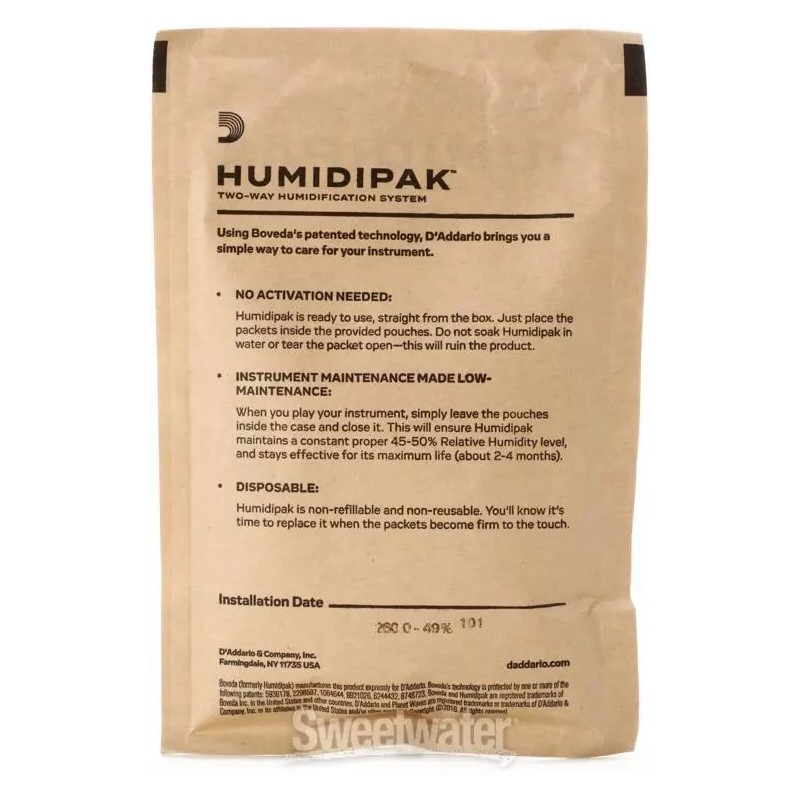 D'Addario Humidipak Standard Replacement 9-pack